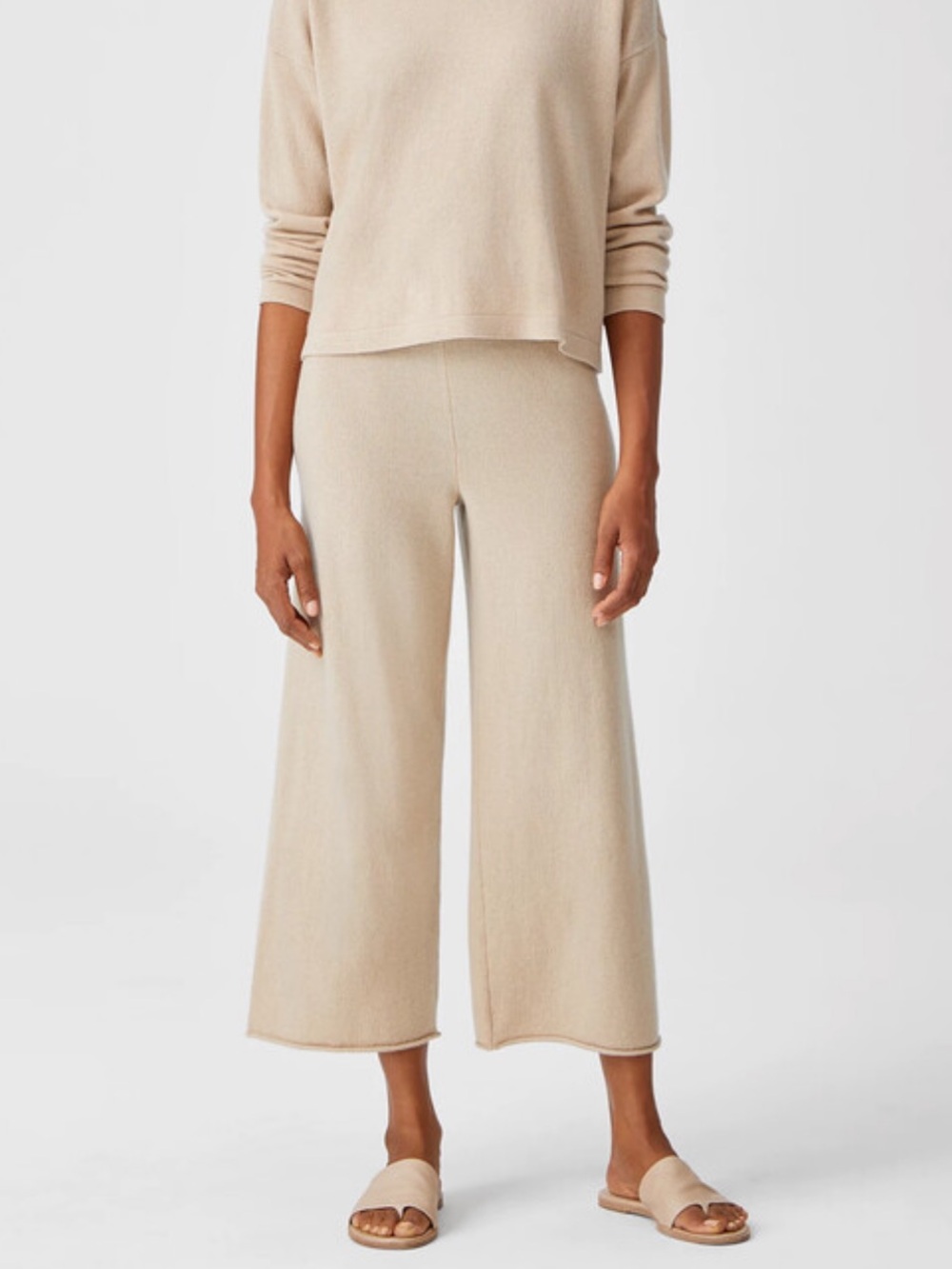 Eileen Fisher Organic Cotton Straight Crop Paint